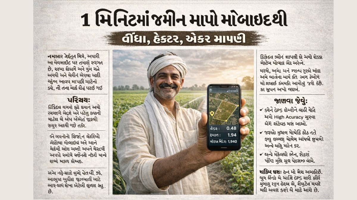 jamin mapani app gujarati